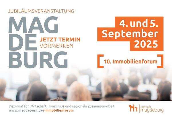 Vorankündigung Immobilienforum Magdeburg 2025